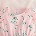 thumbnail image 4 of SILVERCELL 0-5Years Toddler Baby Girls Summer Princess Dress Little Girls Fluffy Party Tulle Floral Print Dress, 4 of 6