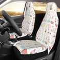 thumbnail image 2 of Pofeuu Summer Rabbit Print Automotive Car Seat Covers Flat Cloth Full Set Seat Covers,Car Seat Covers front seats for Cars Trucks and SUVs(Two packs), 2 of 7