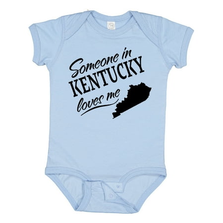 

Inktastic Someone in Kentucky Loves Me Gift Baby Boy or Baby Girl Bodysuit