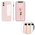 thumbnail image 1 of serony Glass Back Phone Covers with Solid Color Full Rugged Bumper Anti-Slip Design for Iphone 7P/8P/7/8/XS Max/XR/X/XS, 1 of 9