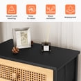 thumbnail image 4 of Pellebant 7 Drawers Rattan Dresser Storage Tower Organizer Unit for Bedroom, 4 of 9