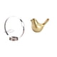 thumbnail image 1 of Elegante Organizador De Botellas De Metal Con Figura De Pájaro Dorado, Moderno Soporte Para Botellas, Ideal Para Sala De Estar, Oficina Y Repisa., 1 of 8