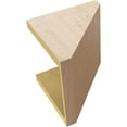 thumbnail image 6 of 9"W x 9"D x 9"H Wide Concord Rough Cedar Woodgrain TimberThane Corbel, Primed Tan, 6 of 6