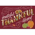 thumbnail image 2 of Penner, Janelle 18x13 White Modern Wood Framed Museum Art Print Titled - Thankful I Red, 2 of 4