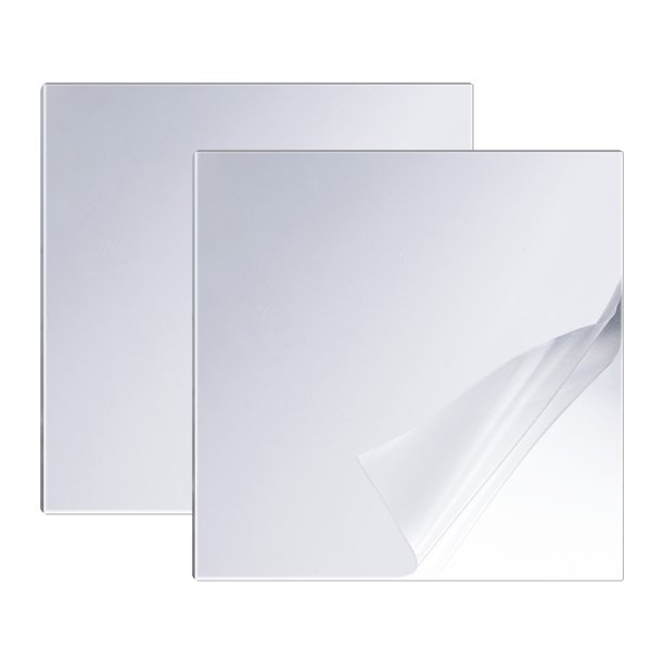 Uxcell 305mm x 305mm x 2mm Acrylic Self Adhesive Mirror Sheet Wall