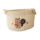 thumbnail image 4 of Cesta cambiador para bebé con artículos esenciales para recién nacidos, con asas, organizador de pañales y ropa de bebé. Ardilla marrón pequeña, 4 of 9