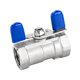 thumbnail image 5 of Válvula de cierre de agua con manija en T, válvula de bola de cierre de puerto completo, rosca hembra NPT recta, accesorios de plomería para tuberías 127 mm, 5 of 8