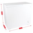 Koolatron Chest Freezer 7.0 cu ft (195L), White, Manual Defrost