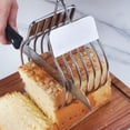 thumbnail image 2 of Stainless Steel Roast Beef Cutting Tongs Onion Slicer, Meat Bread Slicing Tong Food Holder For Slicing Vegetable Fruits Cutting Kitchen Tools, 2 of 7