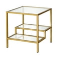thumbnail image 5 of Evelyn&Zoe Lovett 20" Wide Square Side Table, Brass, 5 of 8