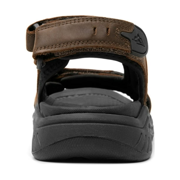 Sandalia Con Velcro Flexi para Hombre Estilo 411001 Chocolate