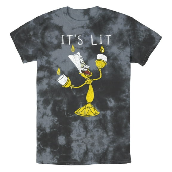 Men's Beauty and the Beast Lumiere It's Lit Graphic T-Shirt