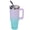 Bubble Gum, variant on AQUAPHILE Insulated Tumbler with Leak-proof Lid and Straw, 40 oz Insulated Stainless Steel Coffee Mug with Handle, Travel Coffee Mug,Pink
