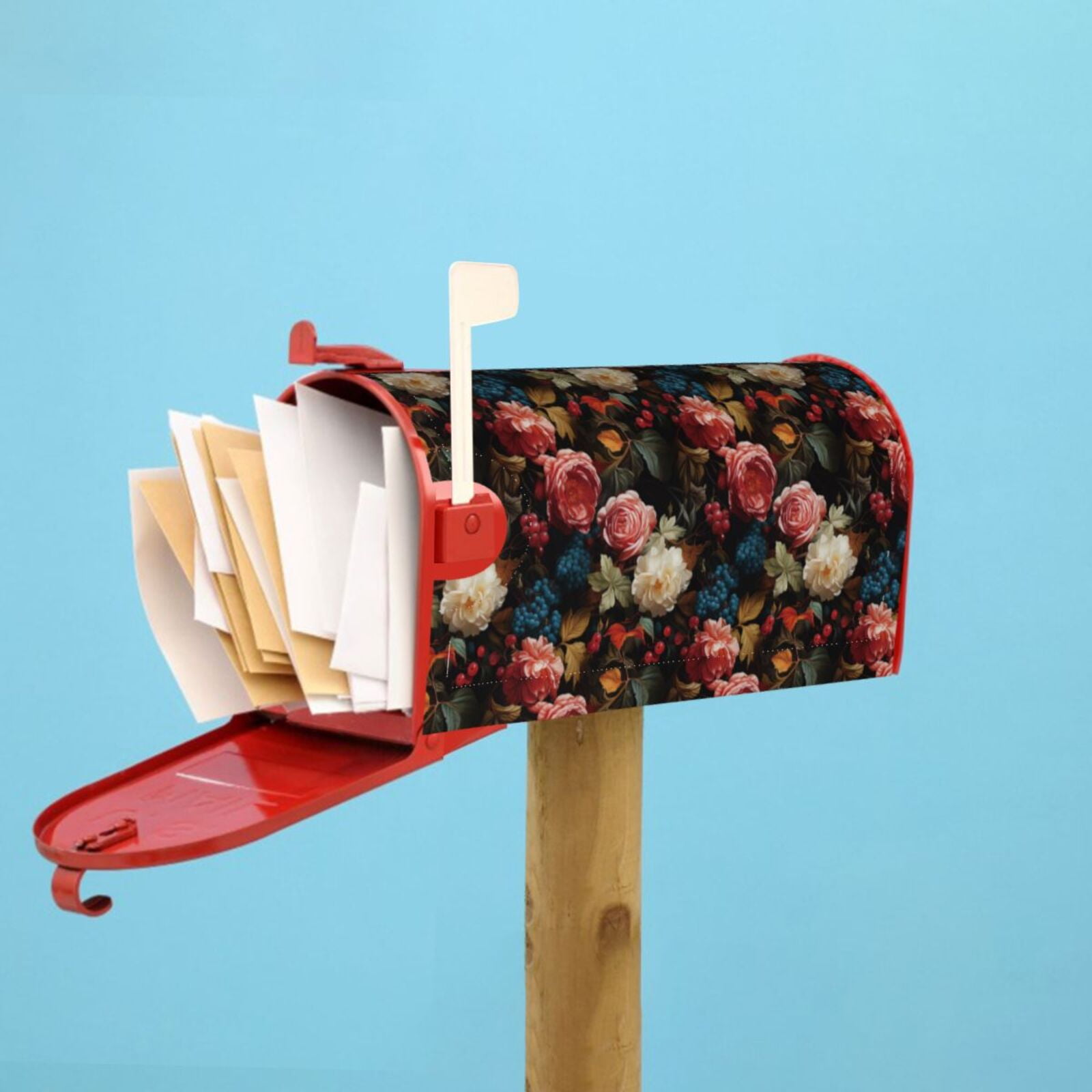 Kdxio Magnetic Mailbox Cover 25.5x21 in Mailbox Cover Outdoor Decoration Holiday Mailbox Covers for Home Garden Yard-25.5x21 in