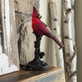 thumbnail image 3 of Crystal Table Lamp Cardinal Red Bird Stained Glass Night Light for Bedroom Living Room Decor, 3 of 7