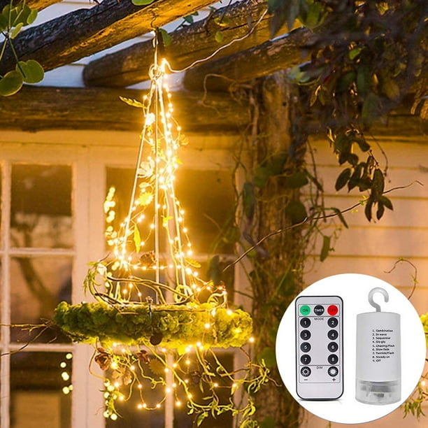 MeAddHome Waterproof String Lights Decoration Waterfall Vine 10 Strands 200 LEDs Hanging Twinkle