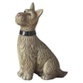 thumbnail image 1 of Figura de resina de cachorro, estatua de perro, adorno, adorable decoración de jardín, regalo para perros. 6x14.5x19cm, 1 of 9