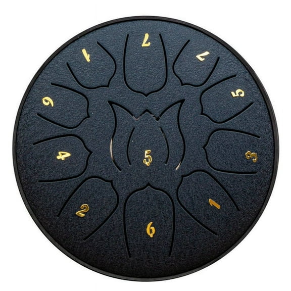 6-Inch 11-Tone Rain Drum Outdoor Garden Rain Drum Waterproof Music Rain Drum Forget Friends Drum Adult Handheld Drum,A