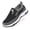 Black, variant on CHENge Men's Fashion Sneakers Classic Lightweight Wide Toe Box Low Top Mens Dress Shoes Trail Footwear Hiking Grounding Biking Mesh Shoes