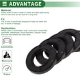 thumbnail image 4 of Anillo de sello de aceite universal Unique Bargains TG4 Lip Seal 35x62x8mm Caucho NBR negro de alta presión 5 Pcs, 4 of 7