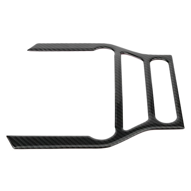 Center Console Panel Trim Console Panel Cover Trim Multimedia Center Console Trim Interior Center Console Trim Carbon Fiber Multimedia Center Console Panel Decorative Trim Sticker