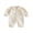 Apricot, variant on RUINIXCW Infant Girl Romper Puff Long Sleeve Solid Color Fall Jumpsuit
