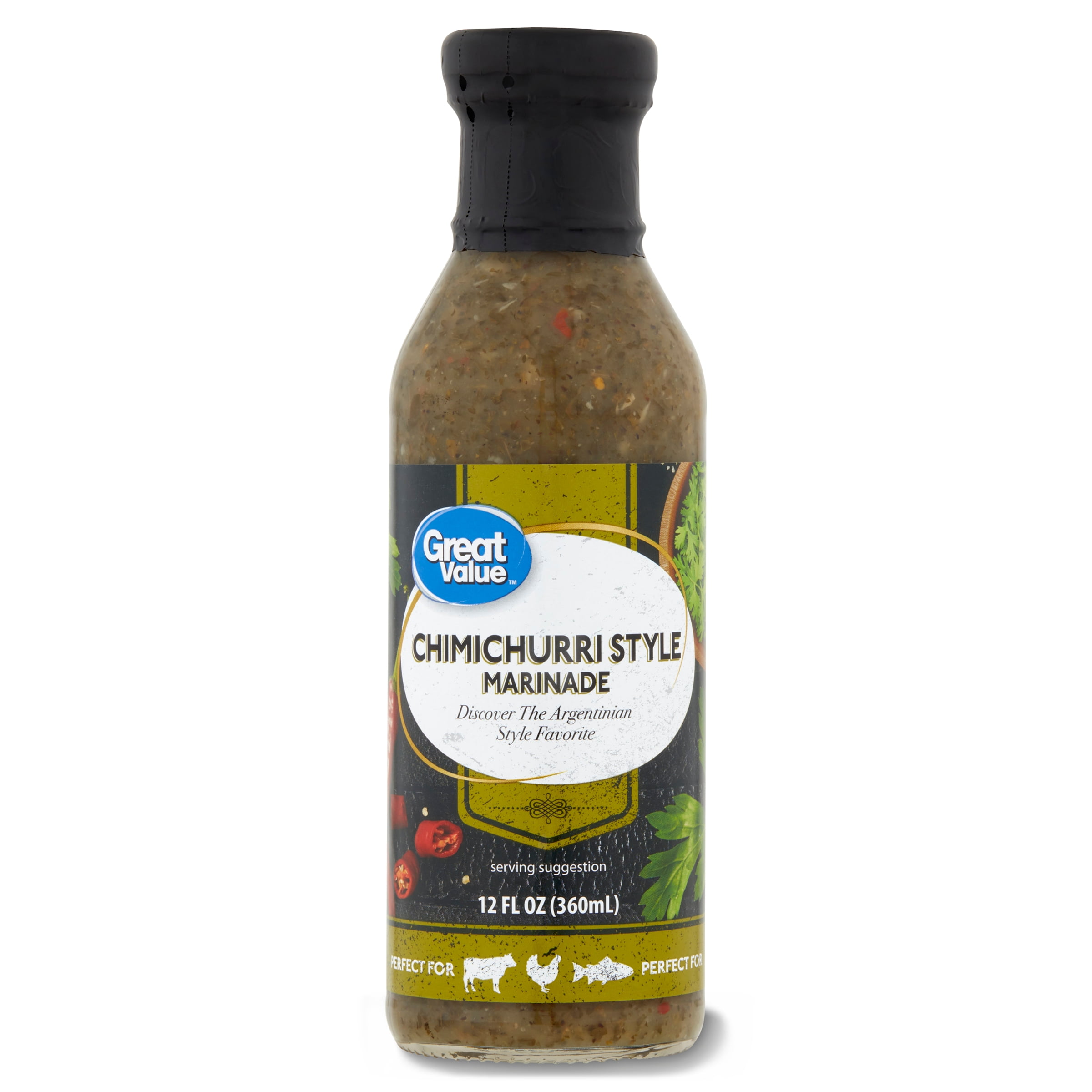 Great Value Chimichurri Style Marinade, 12 Fl Oz
