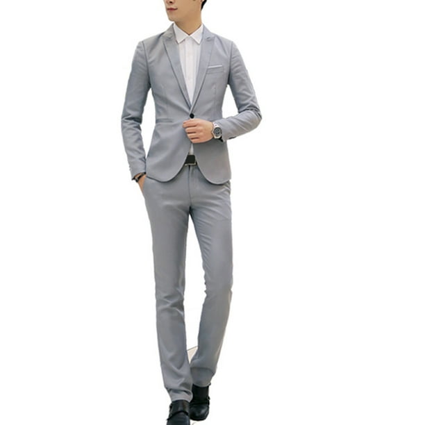Conjunto de Tres Piezas de Abrigo + Camisa + Pantalón de Traje de Moda Para Hombre Odeerbi ODB-6