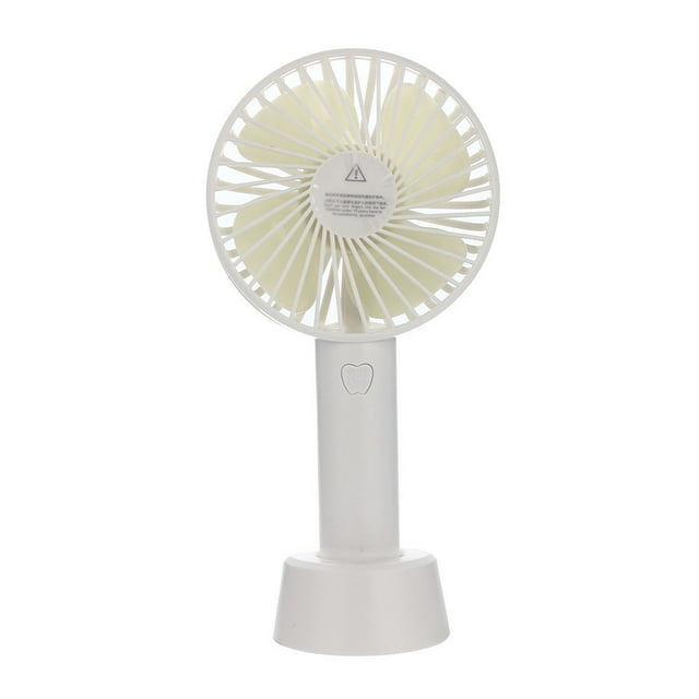 Portable Handheld Usb Mini Wind Power Rechargeable Fan Air Cooler Student Office,1 X Usb Cable 1 X Fan 1 X Dock Clearance