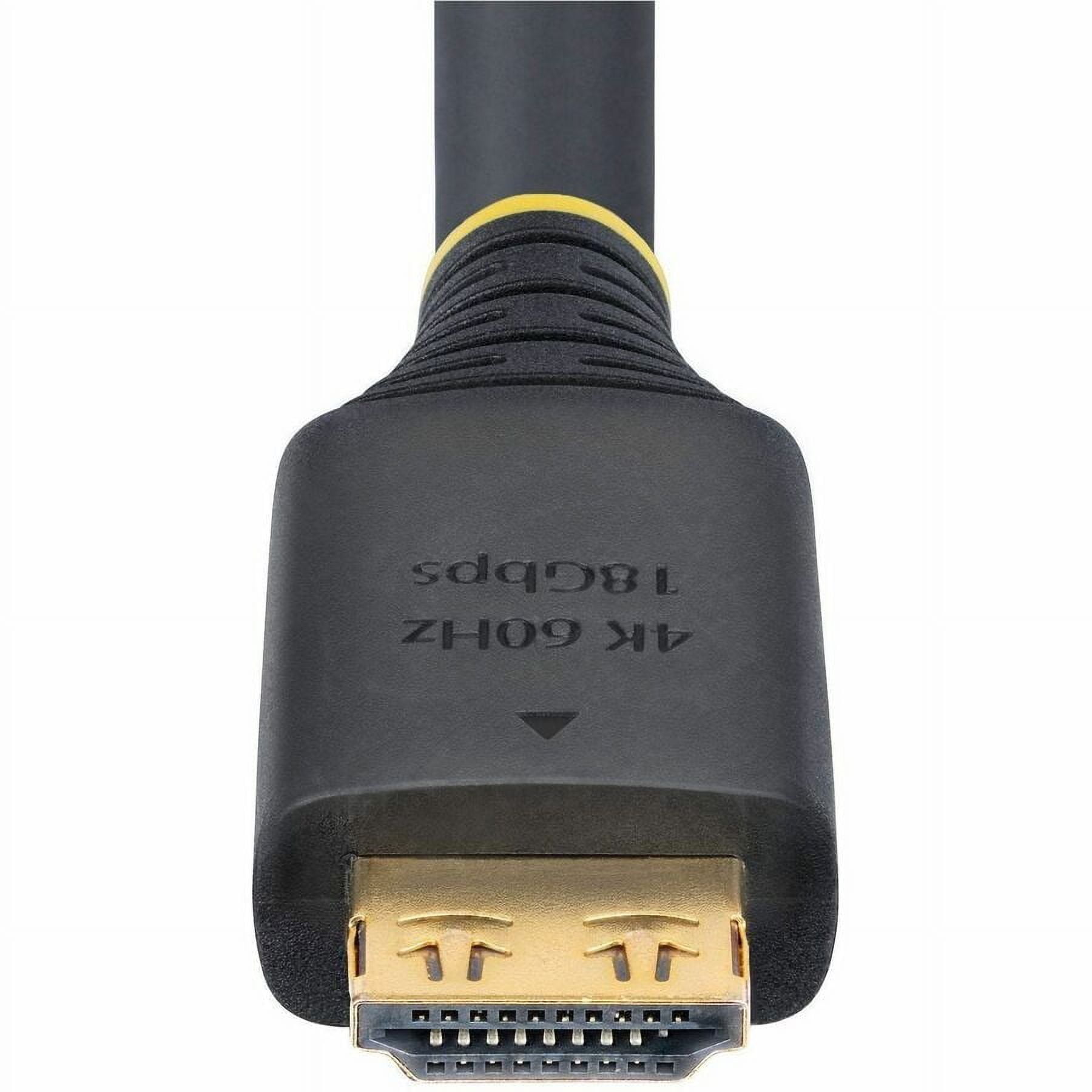 StarTech.com 20ft (6m) Active High Speed HDMI Cable with Gripping Connectors, 4K 60Hz/1440p 144Hz 18Gbps, UHD HDMI 2.0 Cord, TPE Jacket