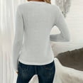 thumbnail image 7 of STETMN Waffle Knit Sweater for Women Casual Long Sleeve Tops Chunky Crew Neck Shirt, 7 of 7