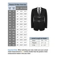 thumbnail image 2 of P&L Men's Blazer Jacket Classic Fit Men's Sport Coat 2 Button Notch Lapel Dual Side Vents, 2 of 7