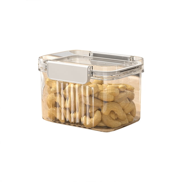 Hinati Clearance 700Ml Food Storage Containers Transparent Tight Kitchen Storage Airtight Food Storage Containers Kitchen and Pantry Organization Canisters for Pantry Organization and Storage