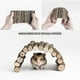 thumbnail image 4 of Refugio de puente de escalera de escalada de animales pequeños de madera natural | Juguete para masticar de hábitat de valla de cueva de arco para hámsters, reptiles, chinchillas, tortugas | 10x22cm, 4 of 9