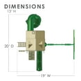 thumbnail image 3 of Gorilla Playsets Great Skye I Treehouse Swing Set w/ Natural Cedar, 3 of 12