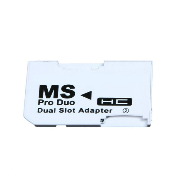 Doble ranura Micro para SD SDHC TF a Memory Stick MS Card Pro Duo Reader Adapt