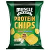 Protein Chips, Soy Free, Muscle Cheff, Fully Baked Pea Protein Chips, High Protein and Fiber, Low Carb, Keto (Sour Cream & Onion - 1 Pack)