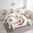 thumbnail image 3 of Manfei Western Princess Boot Twin Bedding Sets 7-Piece, Hippie Cactus Botanical Plant Bedding Comforter Set, Vintage Bohemian Reversible Sheet Sets, Microfiber Bedroom Decor, 3 of 7