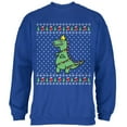thumbnail image 1 of Big Tree Rex T Rex Ugly Christmas Sweater Mens Sweatshirt, 1 of 1