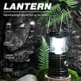 thumbnail image 6 of 4-Pack Solar Camping Lantern, Collapsible LED Solar USB Rechargeable Lantern Flashlight Emergency Hanging Lights for Camping Hurricanes Power Outages Indoor Outdoor, 6 of 6
