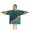 Teal Marble Gold, variant on Pink Marble Gold Line Pattern Blanket Hoodies for Kids 6-13YR Oversize Wearable Blanket Hoodies for Boys Girls Teens