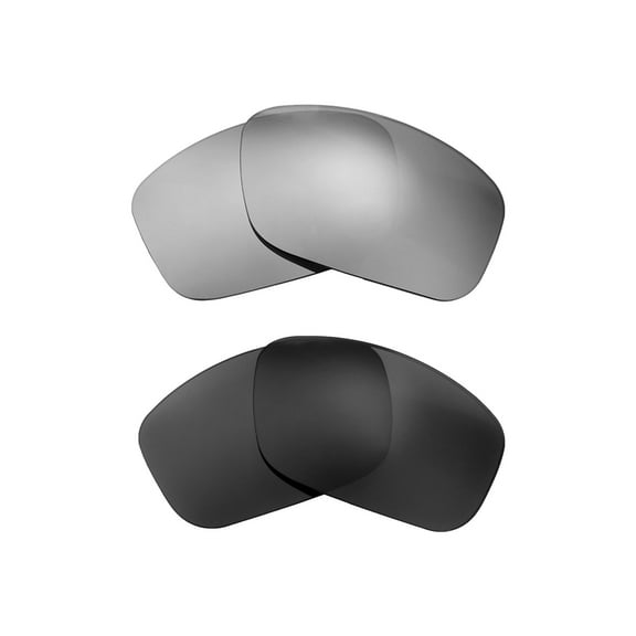 Walleva Polarized Titanium   Black Replacement Lenses For Maui Jim Kanaio Coast