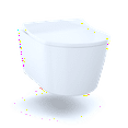 thumbnail image 3 of Toto Ct447cfg Rp D-Shape Wall Mounted Toilet Bowl Only - White, 3 of 5