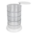 thumbnail image 1 of Rotating Hair Ties Organizer, 5 Ties Large Capacity Space Saving Rotating Jewelry Box  Multifunctional Lid  For Headbands, 1 of 8