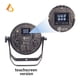 thumbnail image 3 of Luz LED Par impermeable RGBWA UV 6 en 1 de 12 x 18 W, control remoto DMX, aplicación WIFI, luz de escenario para DJ, discoteca, alimentada por batería, 3 of 5