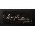 thumbnail image 2 of Greene, Taylor 14x8 Black Modern Framed Museum Art Print Titled - Laugh When You Can, 2 of 5