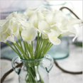 thumbnail image 3 of 9xPU Flor artificial Bouquet Boda Decoración floral Blanco Zulema Flores artificiales, 3 of 8
