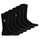 thumbnail image 1 of U.S. POLO ASSN. Calcetines de hombre, paquete de 6 - calcetines business, logotipo, mezcla de algodón Negro 43-46, 1 of 3