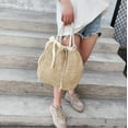 thumbnail image 4 of Loliuicca Women's Summer Straw Bag Beach Rattan Shoulder Bags Wicker Weave Handbag, 4 of 6
