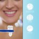 thumbnail image 2 of FELTECHELECTR 2 cepillos de dientes de doble cabezal para dentaduras postizas en forma de T, herramientas de limpieza (blanco y azul), 2 of 5